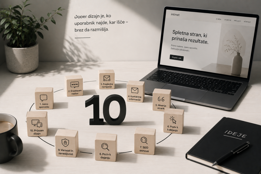 10 stvari, ki jih potrebuje vsaka sodobna spletna stran podjetja
